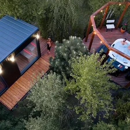 Ferienhaus Comfortable Home, Sauna, Whirlpool Mielenko